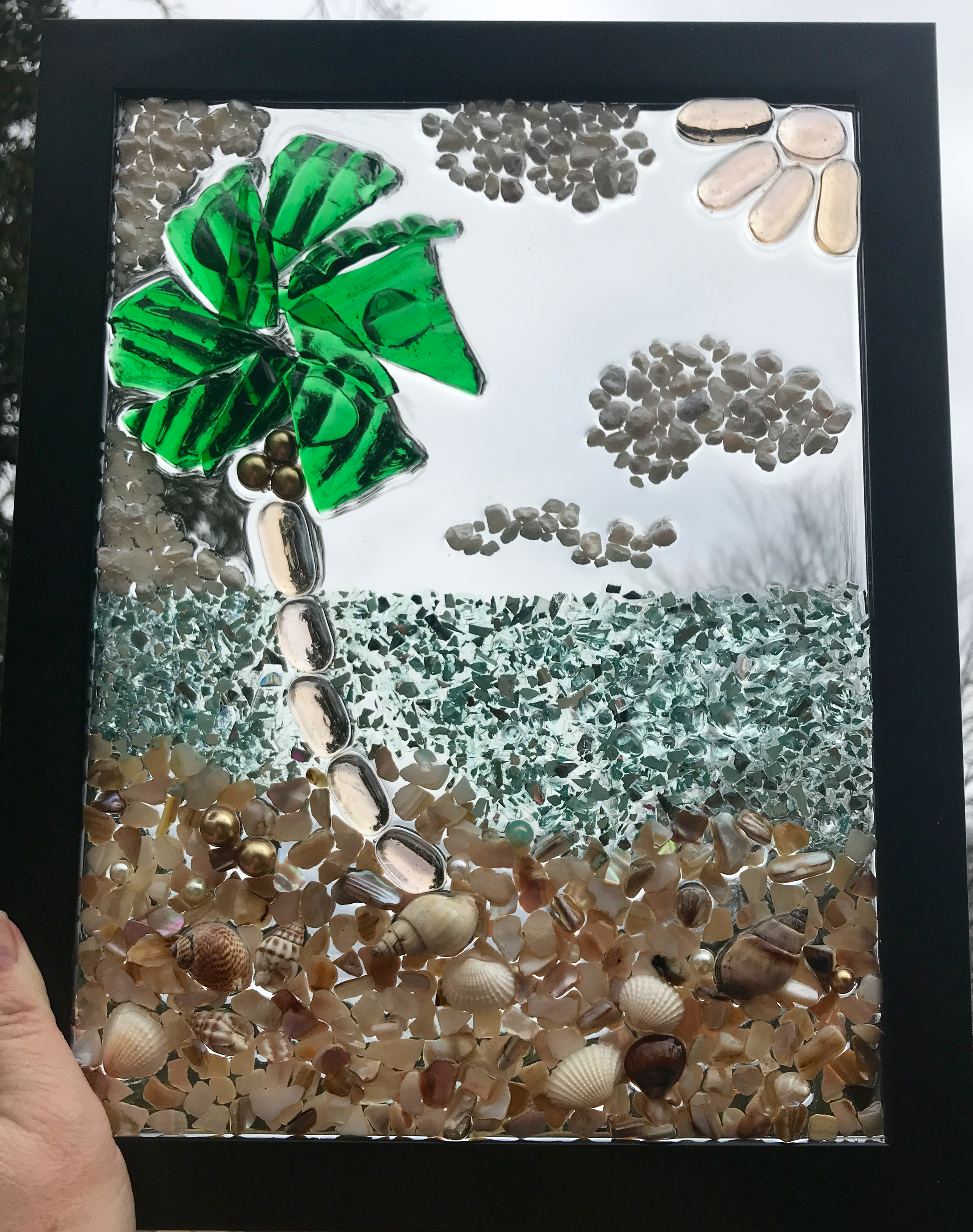 Private Party - Make a Framed Crushed Glass Resin Art Project with Laura  Scott
